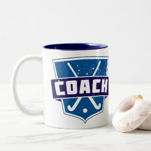 Field Hockey Cover Shield Zweifarbige Tasse