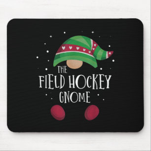 Field Hockey Gnom Familie passende Weihnachtspyjam Mousepad