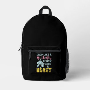 Field Hockey Goalie Block wie eine Bestie Bedruckter Rucksack