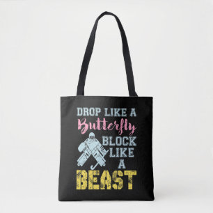 Field Hockey Goalie Block wie eine Bestie Tasche
