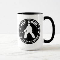 Field Hockey Goalie 'My Goal' Tasse