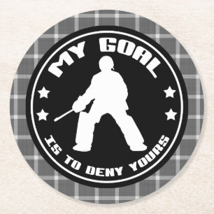 Field Hockey Goalie Quote Party Untersetzer