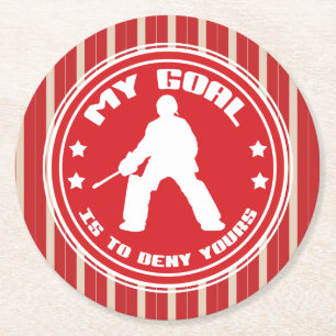 Field Hockey Goalie Quote Party Untersetzer