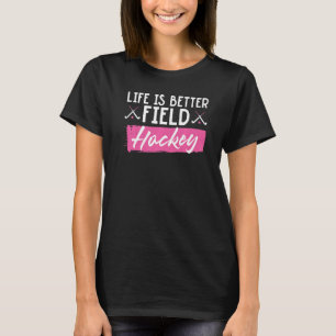 Field Hockey Heart Hockey T-Shirt