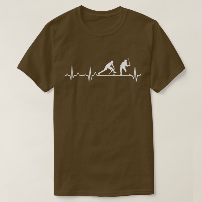 Field Hockey Heartbeat I Liebe Field Hockey Premiu T-Shirt (Design vorne)