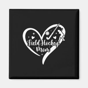 Field Hockey Mutter Herz Mutter eines Field Hockey Magnet
