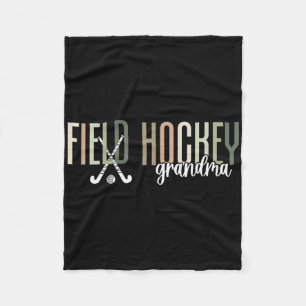 Field Hockey Oma eines Field Hockey Spielers Enkel Fleecedecke