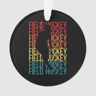 Field Hockey Retro Vintag Field Hockey Ornament