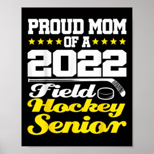 Field Hockey Senior Mom Cl der High School Poster