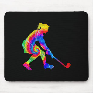 Field Hockey Tie Dye _1 Mousepad