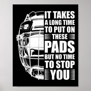 Field Hockey Torwart Zitat - Field Hockey Torwart Poster