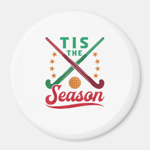 Field Hockey Weihnachten Die Zeit Ist Da Spieler U Magnet