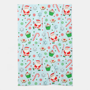 Field Hockey Weihnachtsfeiertag Geschirrtuch