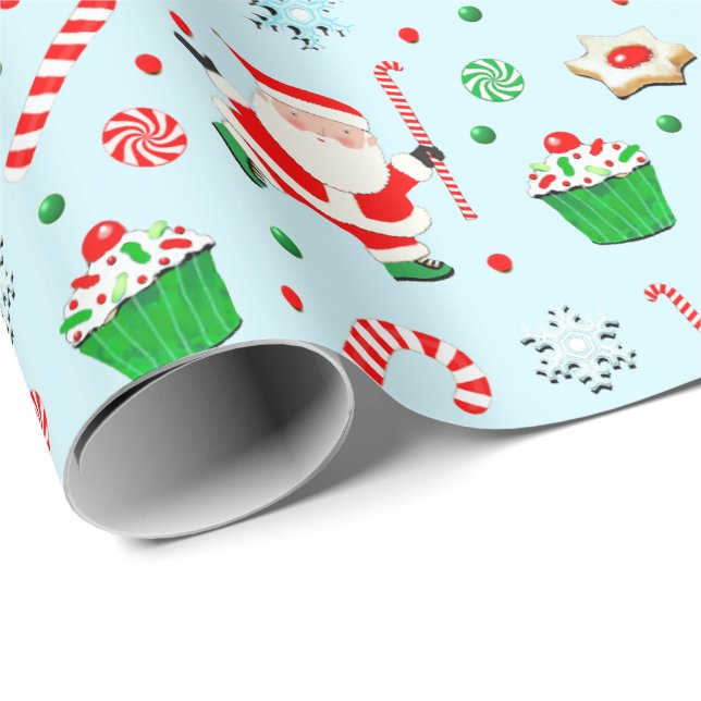Field Hockey Weihnachtsgeschenk Geschenkpapier (Rolleneckpunkt)