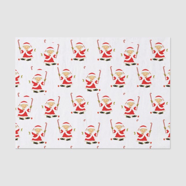 Field Hockey Weihnachtsgeschenk Seidenpapier (Vorderseite)