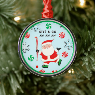 Field Hockey Weihnachtskollektiv Ornament Aus Metall