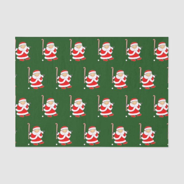 Field Hockey Weihnachtszettel Seidenpapier (Vorderseite)