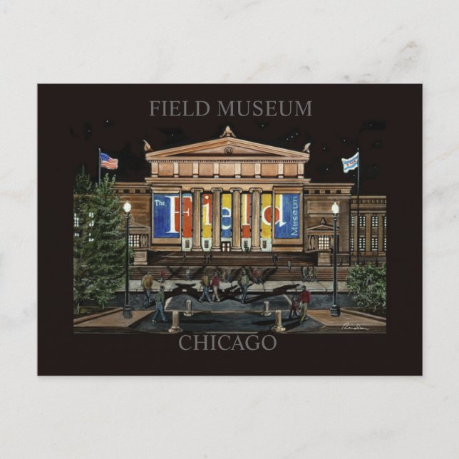 Field Museum Chicago Randsom Art Postkarte (Vorderseite)