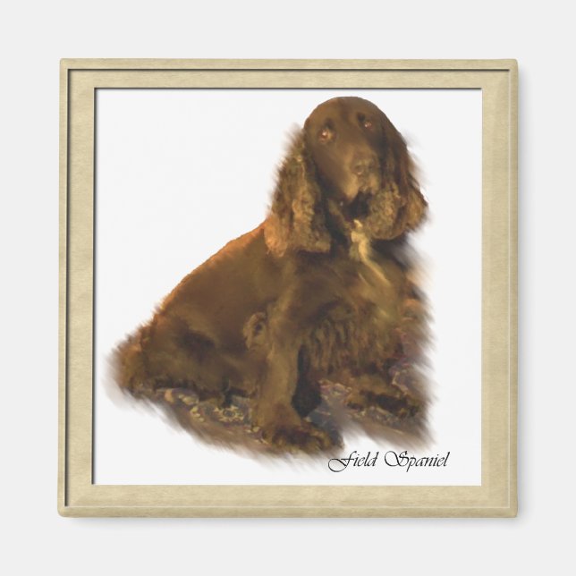 Field Spanel Art Gifts Magnet (Vorne)
