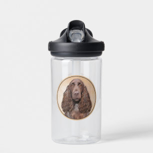 Field Spaniel Malerei - Süße originelle Hundekunst Trinkflasche