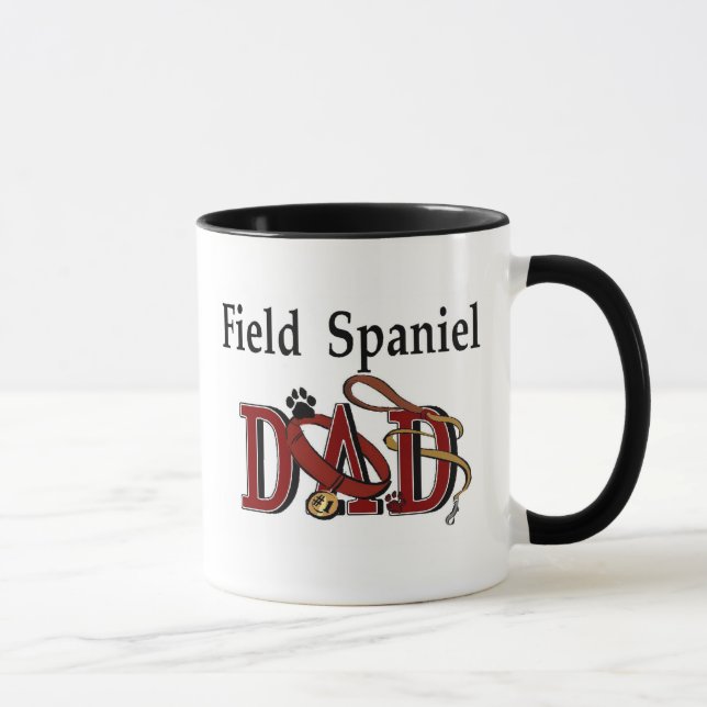 Field Spaniel Vater Tasse (Rechts)