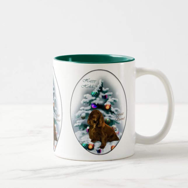 Field Spanish Weihnachtsgeschenke Zweifarbige Tasse (Rechts)
