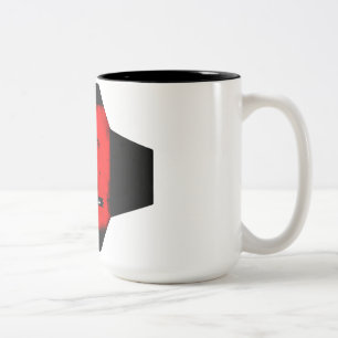 FIELD WARRIORS Legacy Football Team Zweifarbige Tasse