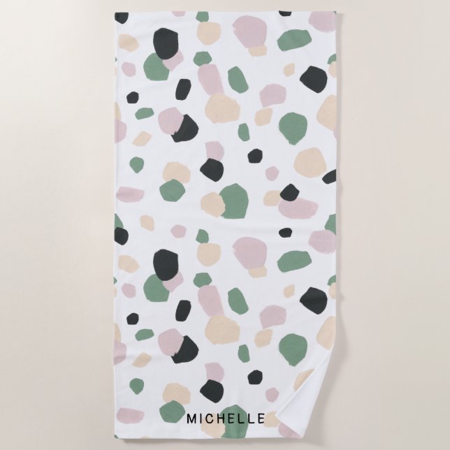 Fields of Dreams | Serviette de plage Monogram (Devant)