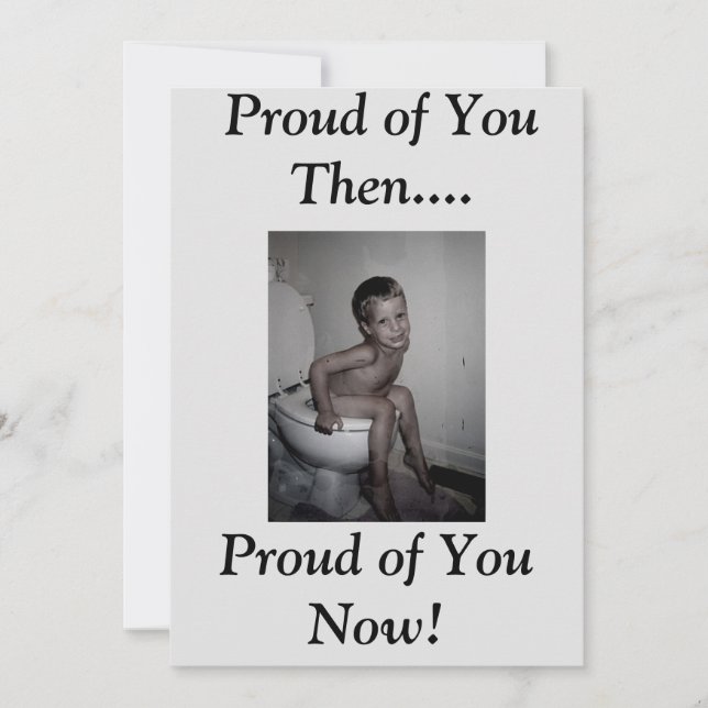 Fier de toi, alors...., Fière de ... Invitation (Devant)