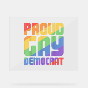 Fier Démocrate Gay Drôle LGBT