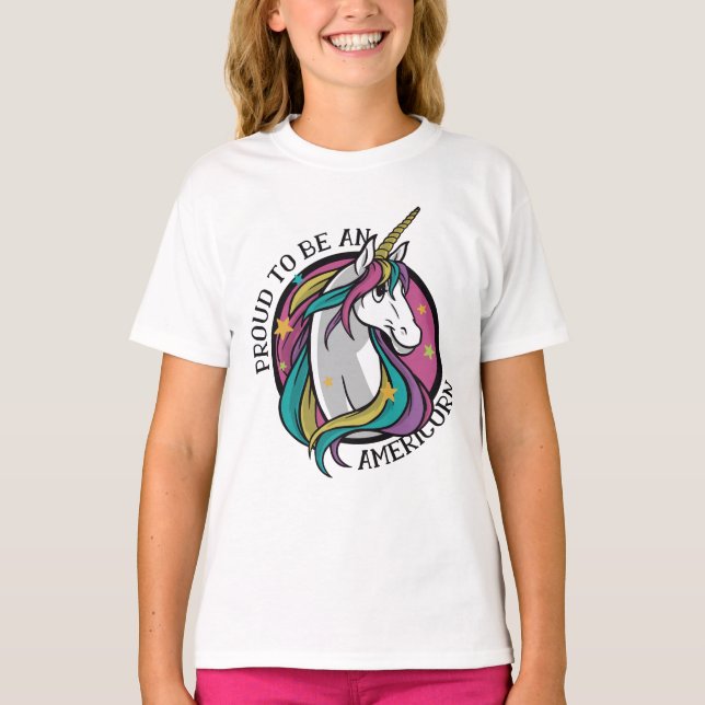 Fier d'être un T-shirt américain (Devant)