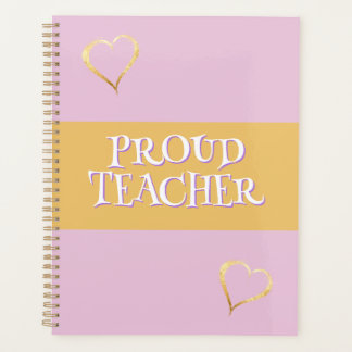 Fier enseignant rose personnalisé