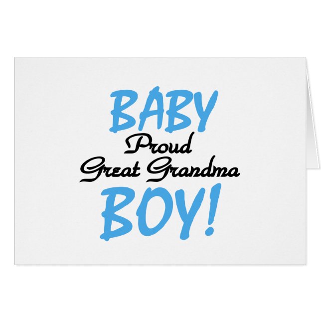 Fier Grand Grand Mamie Baby Boy Tshirts et cadeaux (Devant horizontal)