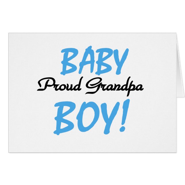 Fier Grand-Père Baby Boy Tshirts et cadeaux (Devant horizontal)
