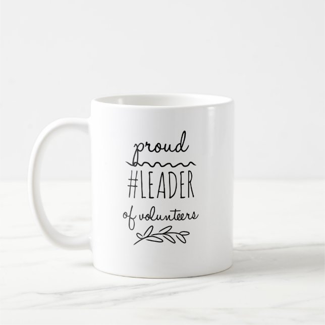 fier leader des bénévoles #lovols mug (Gauche)