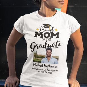 Fier Maman du nom de la photo de diplômée T-Shirt