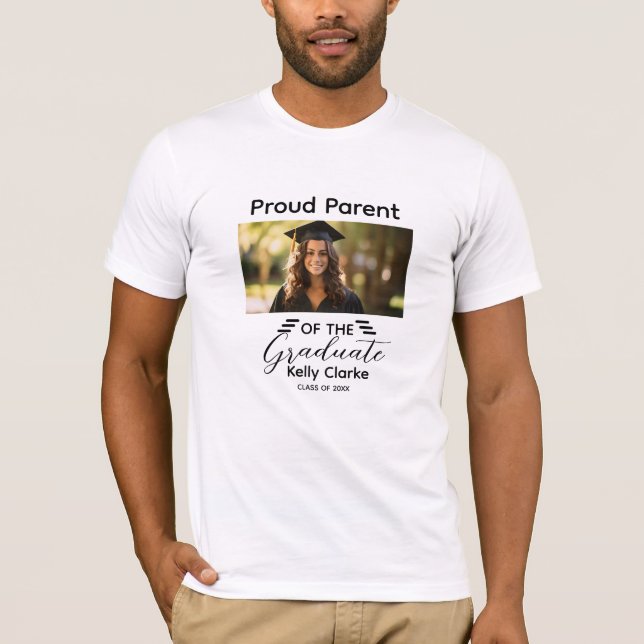 Fier Parent Du Diplômé | T-shirt photo Grad (Devant)
