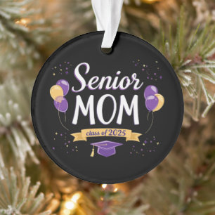 Fier Senior Mom Class de 2025 personnalisable