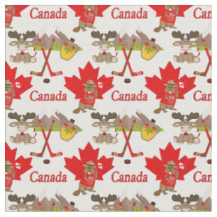 Fier tissu d'orignaux de castor canadien Petite im