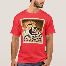"Fierce and Fiery Cheetah Design". Jetzt kaufen T-Shirt