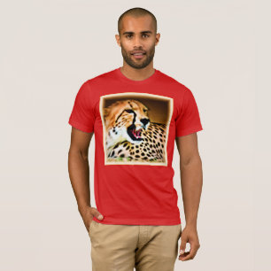 "Fierce and Fiery Cheetah Design". Jetzt kaufen T-Shirt