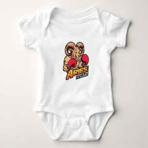 Fierce Aries Ram Boxer "Immer für eine Herausforde Baby Strampler