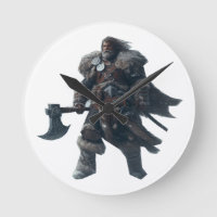Fierce Barbarian Warrior mit antikem Ax