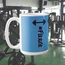 #Fierce Barbell Mug