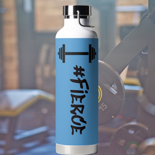 #Fierce Barbell Water Flasche (Von Creator hochgeladen)