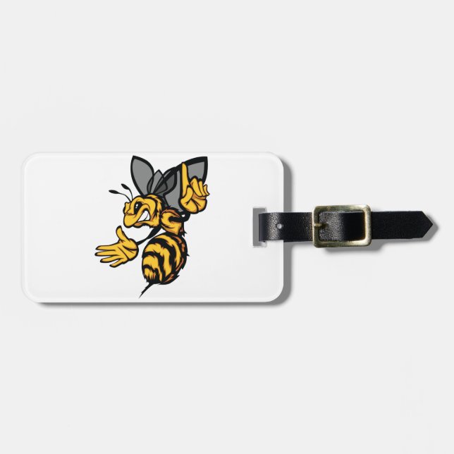 Fierce Bee Luggage Tags Gepäckanhänger (Vorderseite horizontal)