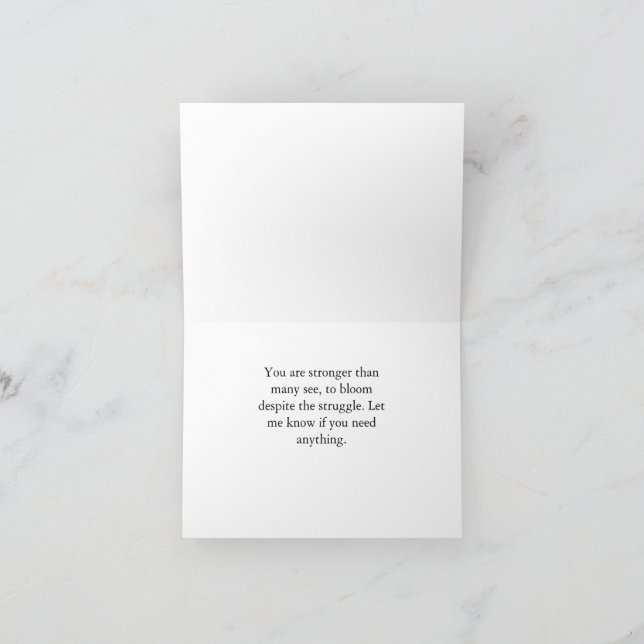 Fierce-Blume-Karte Karte (Innenseite)