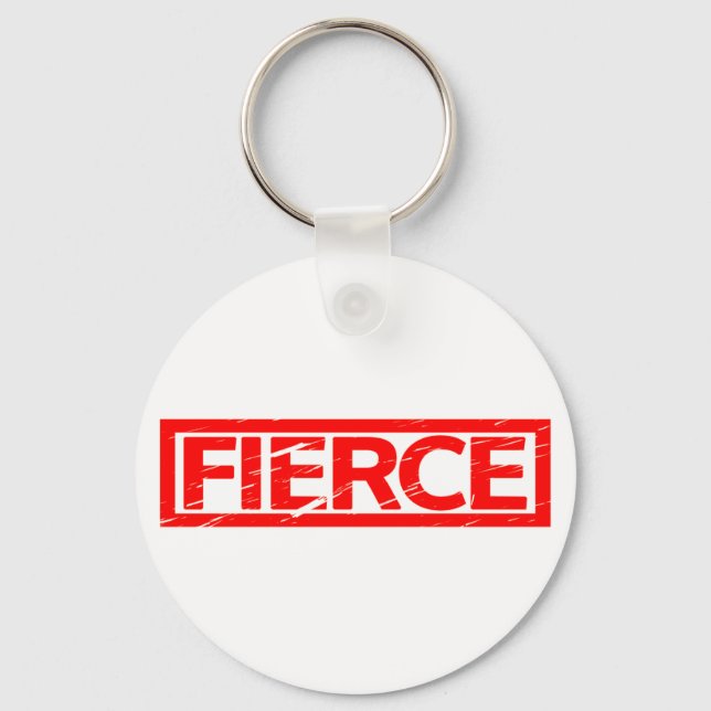 Fierce Briefmarke Schlüsselanhänger (Vorderseite)