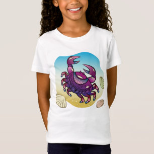 Fierce Crab mit Claws Graphic Design T-Shirt