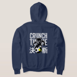 Fierce Crunch Time Cat Soccer Fans Hoodie